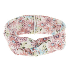 New Hair Accessories Bohemian Style Printed Cotton Cross Womens Headbands for Girls