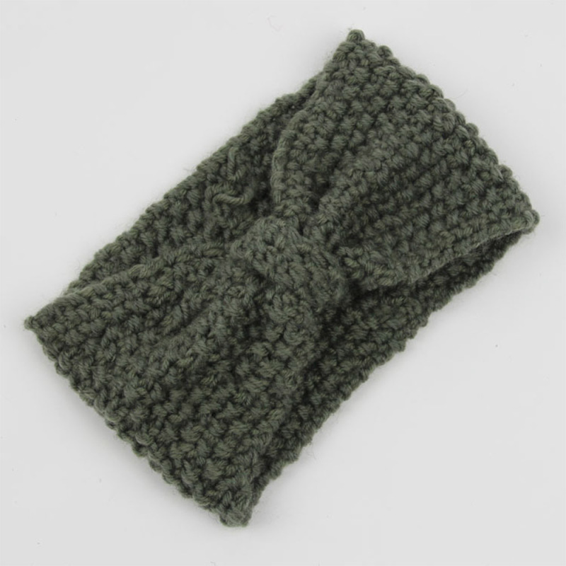 Wholesale women baby bulk fabric elastic winter wool knitted headbands Wholesale women baby bulk fabric elastic winter wool knitted headbands