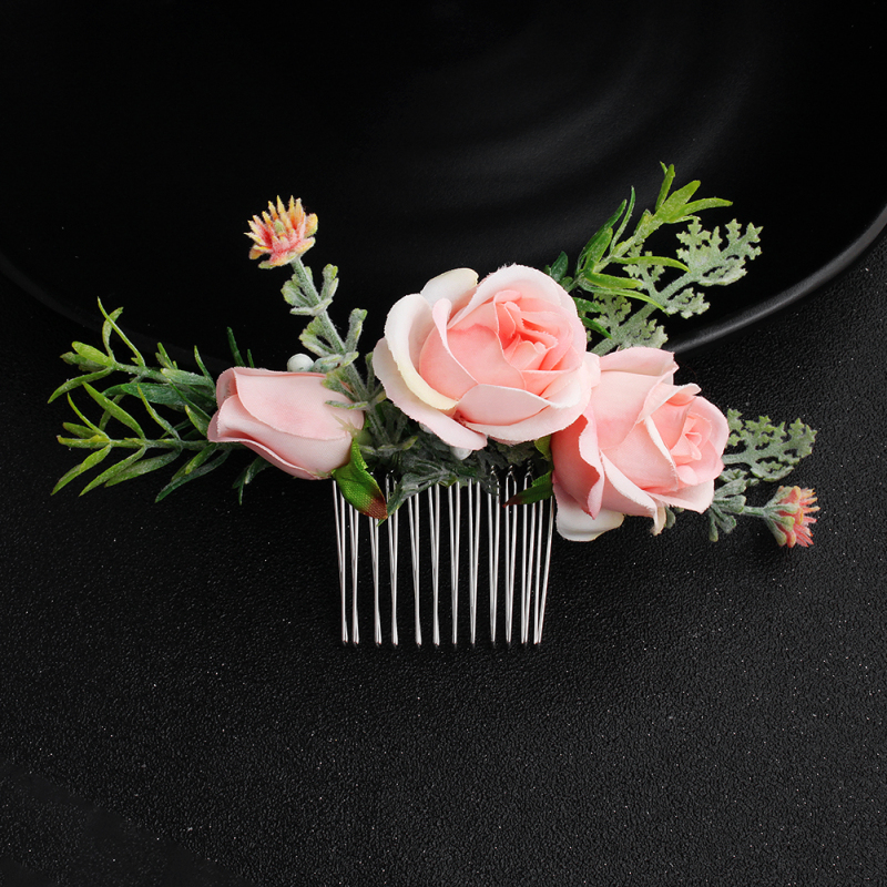 Wholesale flower jewelry women wedding bridal floral hair combs Wholesale flower jewelry women wedding bridal floral hair combs