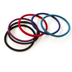 Amazon Hot Sale Ponytail Holders Seamless Rubber Elastic Hair Ties for Women and Girls