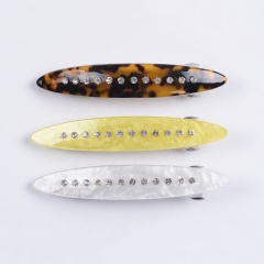 2020 Fashion natural hair clip ins hot acetate diamond diamond setting types hairpin set