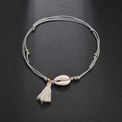 Hawaii beach silver 925 foot jewelry sea shell sea star beach anklet
