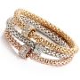 Ins Amazon Cheap Jewelry Gold plated Chain Layer Rhinestone Bangle popcorn bracelet for Women Ins Amazon Cheap Jewelry Gold plated Chain Layer Rhinestone Bangle popcorn bracelet for Women