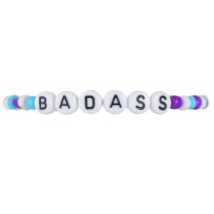 Bohemia style handmade charm jewelry women woven shell bracelet with words