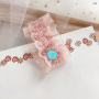 2020 amzaon hot sale new style girls lace square BB kids hair clips for children girls 2020 amzaon hot sale new style girls lace square BB kids hair clips for children girls