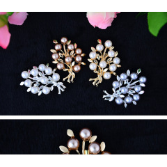new INS amazon korean fashion wholesale bulk girl women pearl brooch for women lady girls