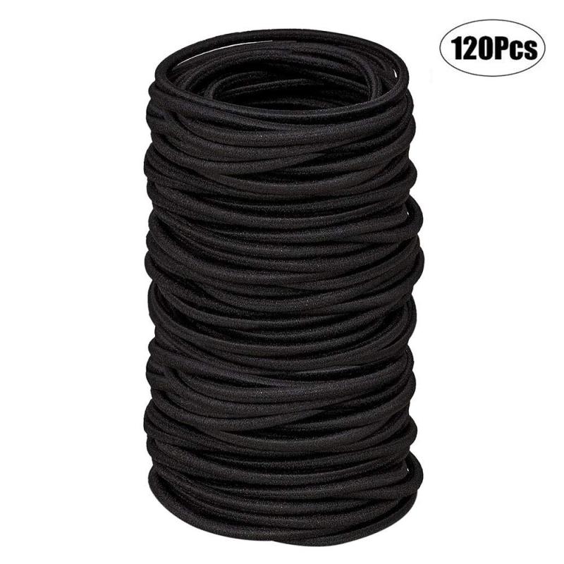 Amazon Hot Sale Ponytail Holders Seamless Rubber Elastic Hair Ties for Women and Girls
