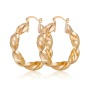 Wholesale manufactures fashion circle design women twisted large earrings Wholesale manufactures fashion circle design women twisted large earrings