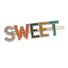2020 Ins amazon bling women bobby color crystal sweet LOVE letter hair clip barrette hairpin with word 2020 Ins amazon bling women bobby color crystal sweet LOVE letter hair clip barrette hairpin with word