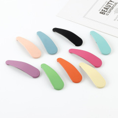 5pcs Korea Wholesale Children's Frosted Color BB Clip Metal Hairpin