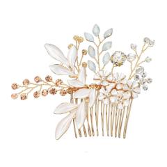 OEM Handmade rhinestone pearl flower hair band wedding bridal hair clip OEM Handmade rhinestone pearl flower hair band wedding bridal hair clip