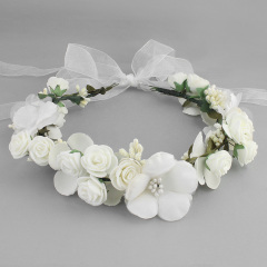 Delicate Jewelry Headband Wedding Hair Accessories Handmade tiaras for Floral Bridal Headpiece Women Headbands