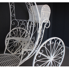 Iron pumpkin carriage Cinderella's Coach stage backdrop garden wedding decorations