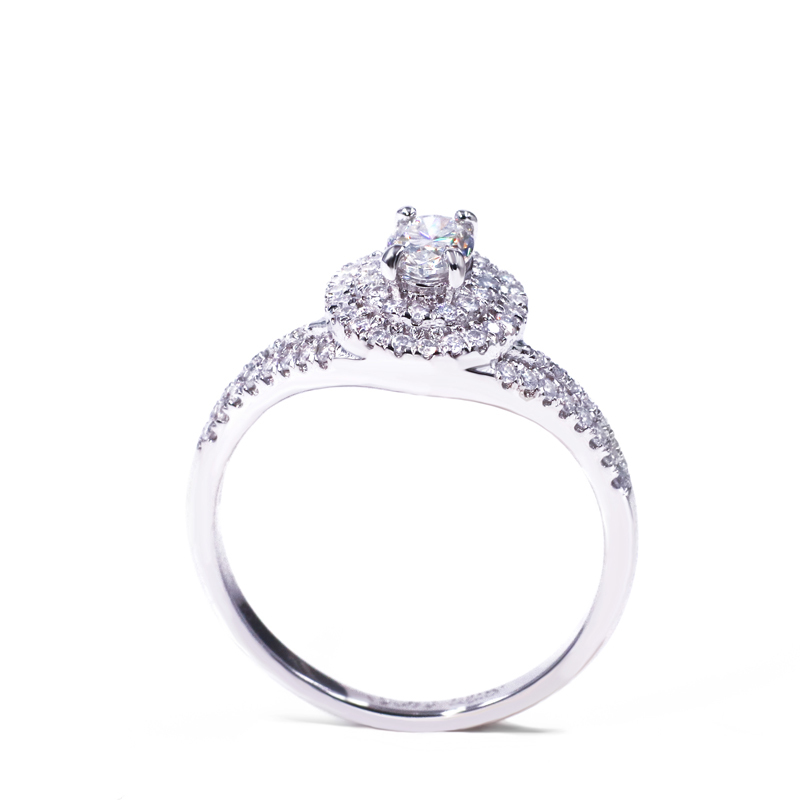 Latest design engagement ring diamond ring jewelry oval moissanite ring Latest design engagement ring diamond ring jewelry oval moissanite ring
