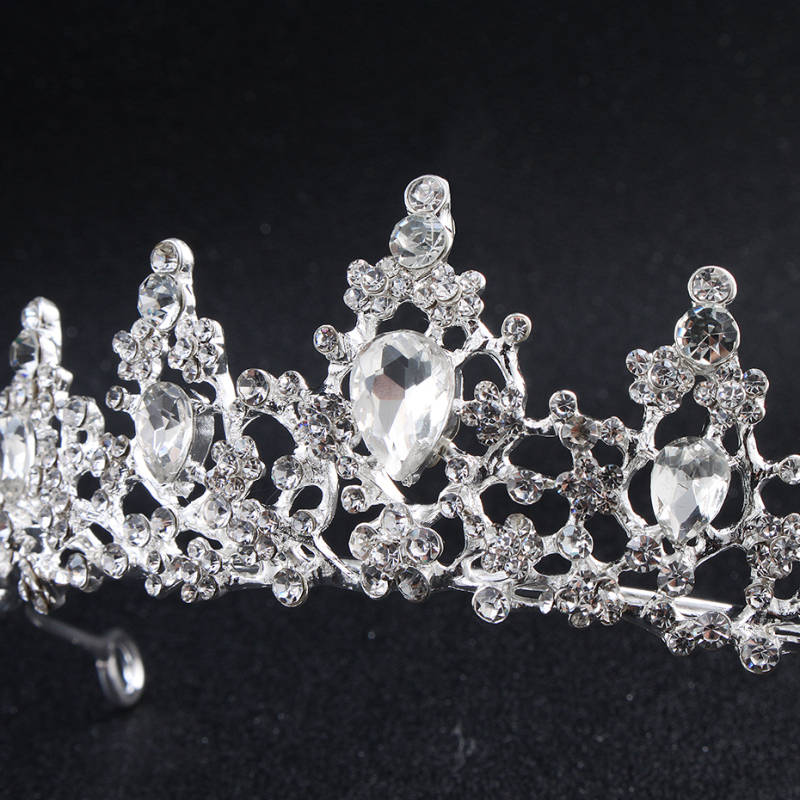 Blue crystal Jewelry silver Hair Accessories Headband Bridal Tiaras and Crowns Blue crystal Jewelry silver Hair Accessories Headband Bridal Tiaras and Crowns