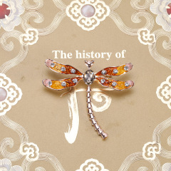 New Colours Austrian butterfly Broochescrystal rhinestone silver dragonfly brooch crystals