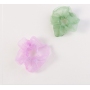2020 new arrival summer pure color transparent organza hair scrunchies for girls