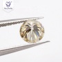 10mm 4carat light yellow color for decoration cheap moissanite diamond