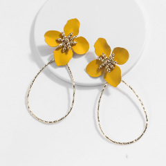 2019 fashion flower women fashion earring designs new model earrings