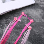 Korean hair accessories human hair clip in extension acetate hair clip
