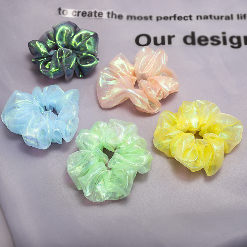 Wholesale Custom Personalized Design Symphony Laser Hair Scrunchies for Girls