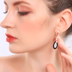 Fashion rhinestone bride bridesmaid earrings alloy jewelry rhinestone earring Fashion rhinestone bride bridesmaid earrings alloy jewelry rhinestone earring