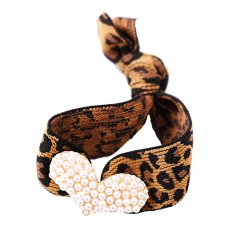 hair cord women sponytail holder No Crease heart Leopard Pearl hair band hair cord women sponytail holder No Crease heart Leopard Pearl hair band