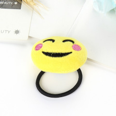 New creative cute kids girls expression smiley funny carrot rubber elastic hair ties