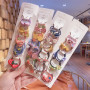 Wholesale 5pcs/set acrylic fruit cartoon animals girls elastic baby hair ties