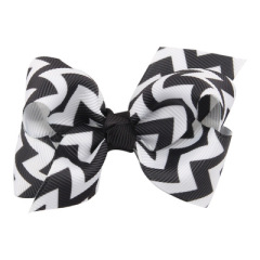 Babies wave point printed flamingo bows knot hair clips for girls hair accessories