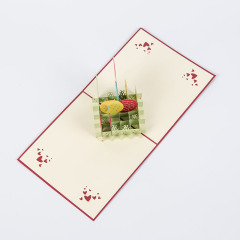 amazon hot custom mother day  birthday easter 3d pop up cards for gift