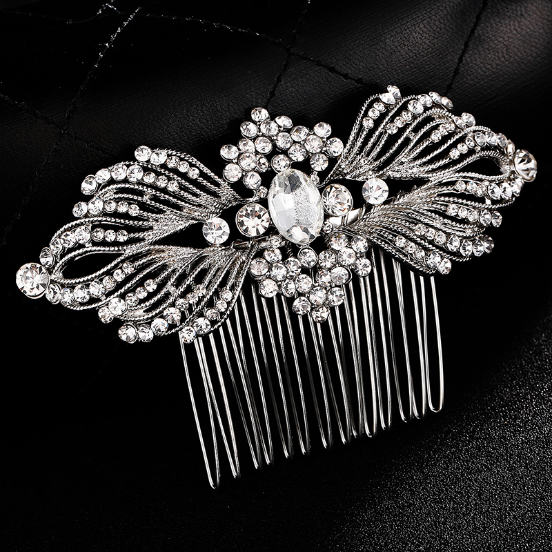 New design Bride silver Wedding hair accessories women bridal hair combs New design Bride silver Wedding hair accessories women bridal hair combs
