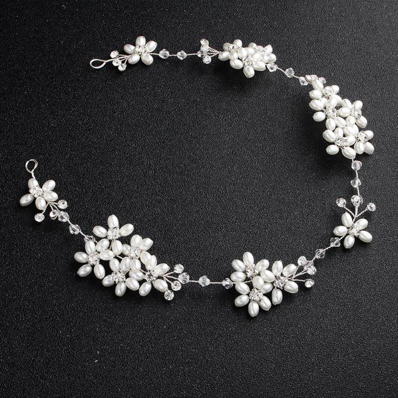 Bride Tiaras Wedding pearl Hair Accessories crystal bridal Headbands Bride Tiaras Wedding pearl Hair Accessories crystal bridal Headbands