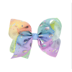 Glamorous JOJO shining spot hairpin clips multi-colored knot girls kids hairpins for hair