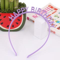 3D kids birthday party hair accessories plastic hair band headband