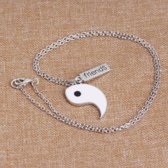 wish Amazon best fashion women mens chain best friend necklace set
