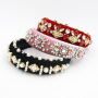 2019 fashion handmade baroque rhinestone crystal baroque pearl headbands