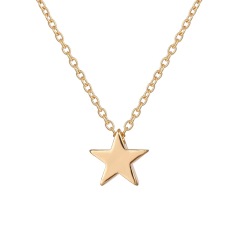 Amazon ins hot creative retro simple chain alloy pentagram necklaces for women