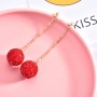 Fashion earrings 2020 heart shape earring red geometric drop earrings for sale Fashion earrings 2020 heart shape earring red geometric drop earrings for sale