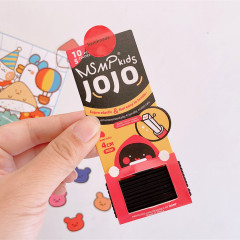 Korean cute 10pcs/set children's basic candy color elastic hair ties for girls