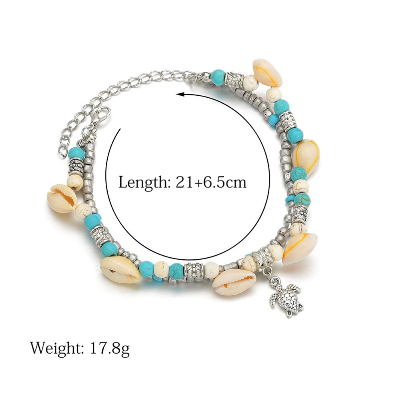 2019 Fancy style beach sea shell anklets wedding foot jewelry for women