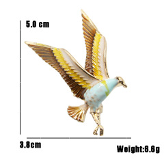 2020 New Fashion Creative Ladies Jewelry Alloy Eagle Brooches For Women