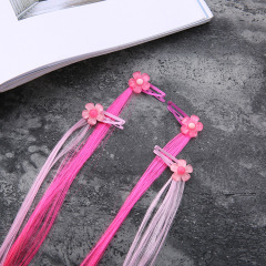 Korean hair accessories human hair clip in extension acetate hair clip
