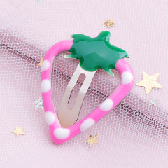 Children's Hair Accessories Pineapple apple Fruit Hairpin Hair Side Clip for Kids Wholesale