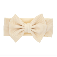 2019 Alice baby multi colorful fluffy elastic bow knot hairband girls hair accessories