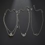 4 Sets korean style silver 925 foot jewelry sea shell sea star anklets chains for women feet 4 Sets korean style silver 925 foot jewelry sea shell sea star anklets chains for women feet
