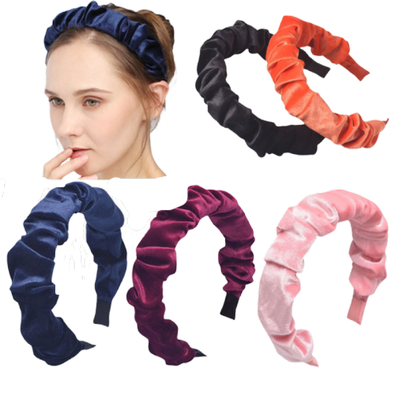 20 colors solid color Velvet hairband Women Hair Accessories Fashion Headwear Wide padded turban headbands 20 colors solid color Velvet hairband Women Hair Accessories Fashion Headwear Wide padded turban headbands