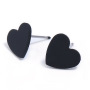 2020 fashion wholesale custom jewelry heart shape alloy stud earrings for women