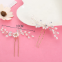 Wholesale handmade women hair styling tools gold pearl crystal wedding bridal accessories hair pin Wholesale handmade women hair styling tools gold pearl crystal wedding bridal accessories hair pin