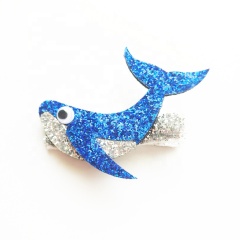 Heart star shape glitter hair accessories claw clips fancy hair clips for thick hair